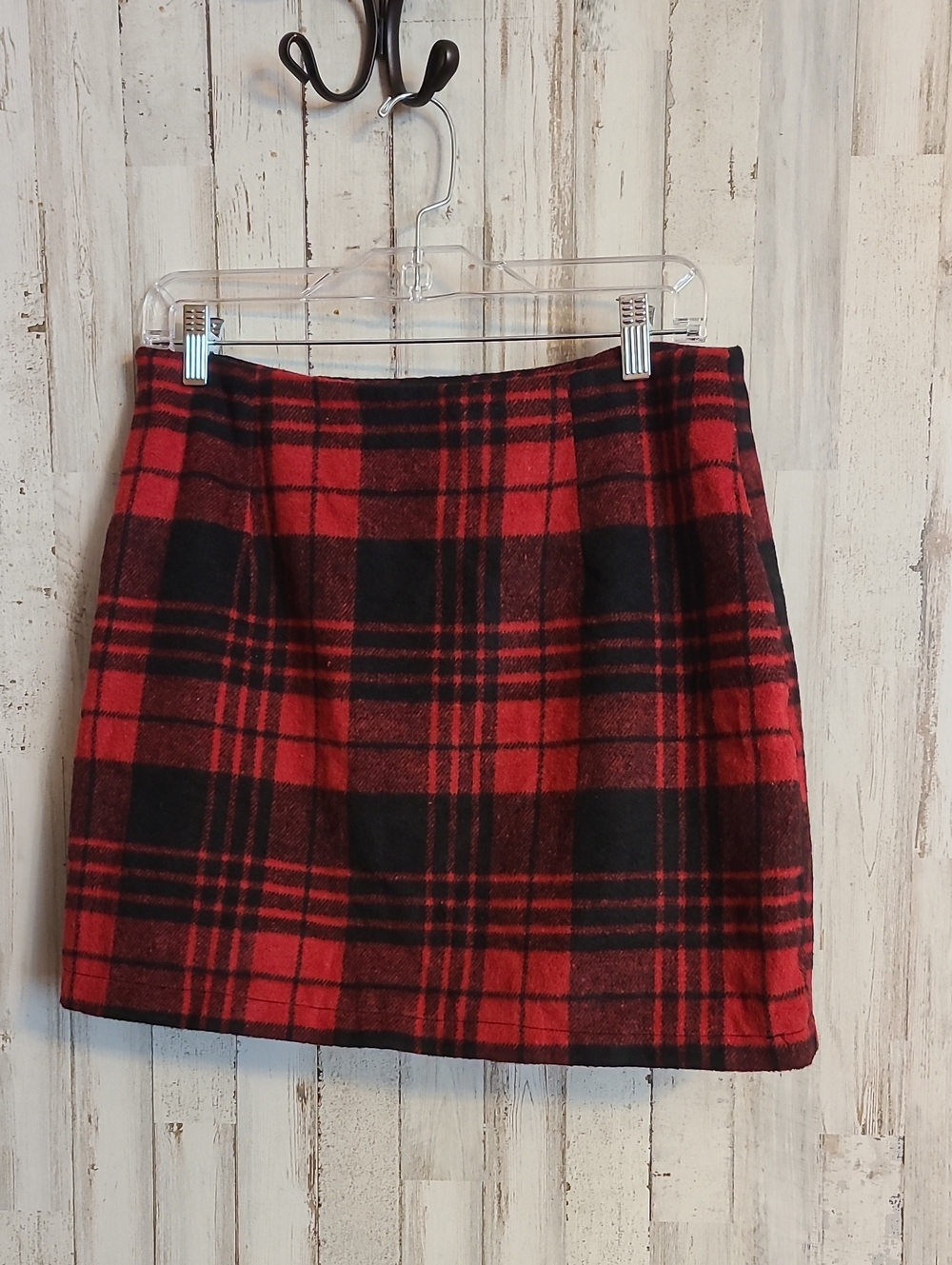 Red Plaid Mini Skirt - Classic Tartan Mini